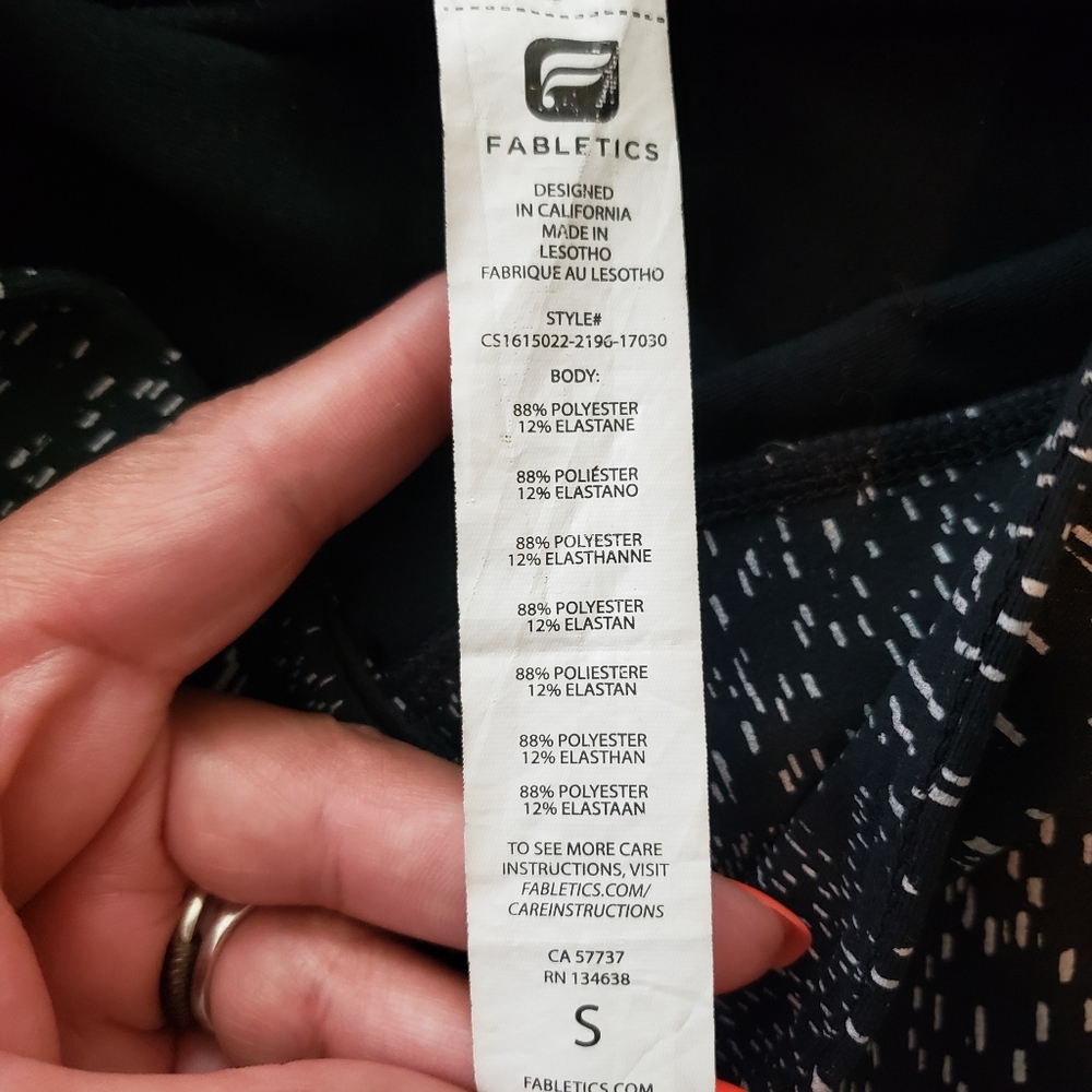 Fabletics Printed Capris Pants - image 5